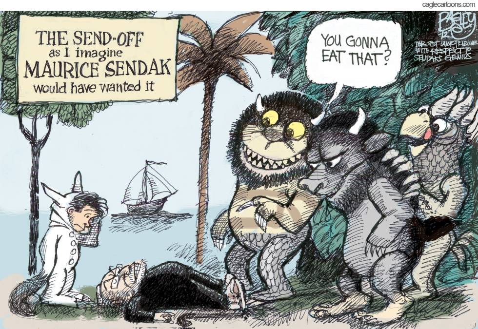  SENDAK SEND-OFF by Pat Bagley