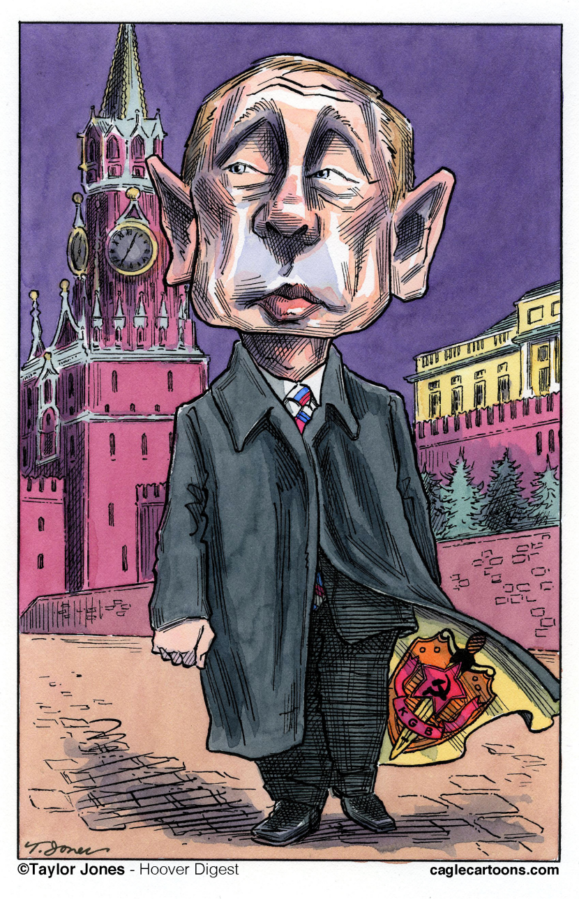 Putin struts his stuff - COLOR