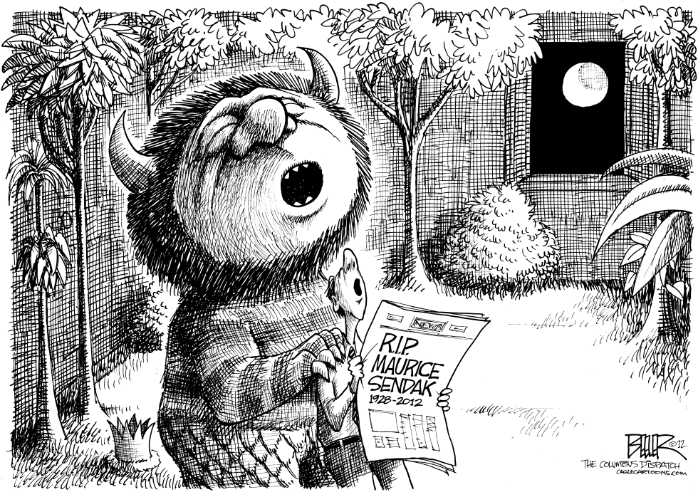  MOURNING MAURICE SENDAK by Nate Beeler