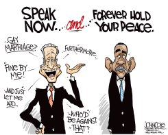 OBAMA AND BIDEN ON GAY MARRIAGE  by John Cole