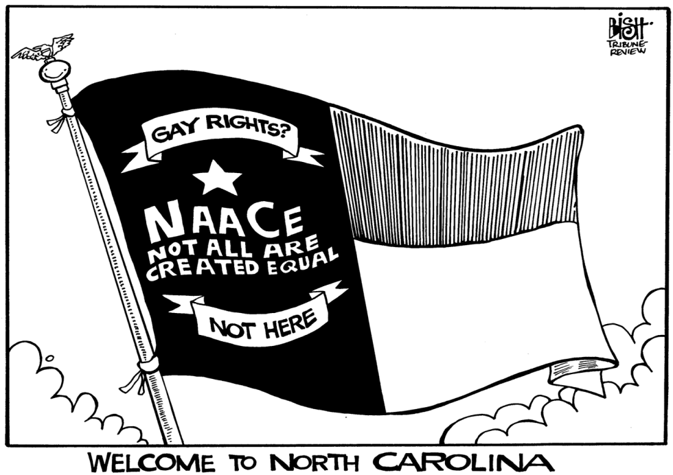 NORTH CAROLINA GAY MARRIAGE, B/W