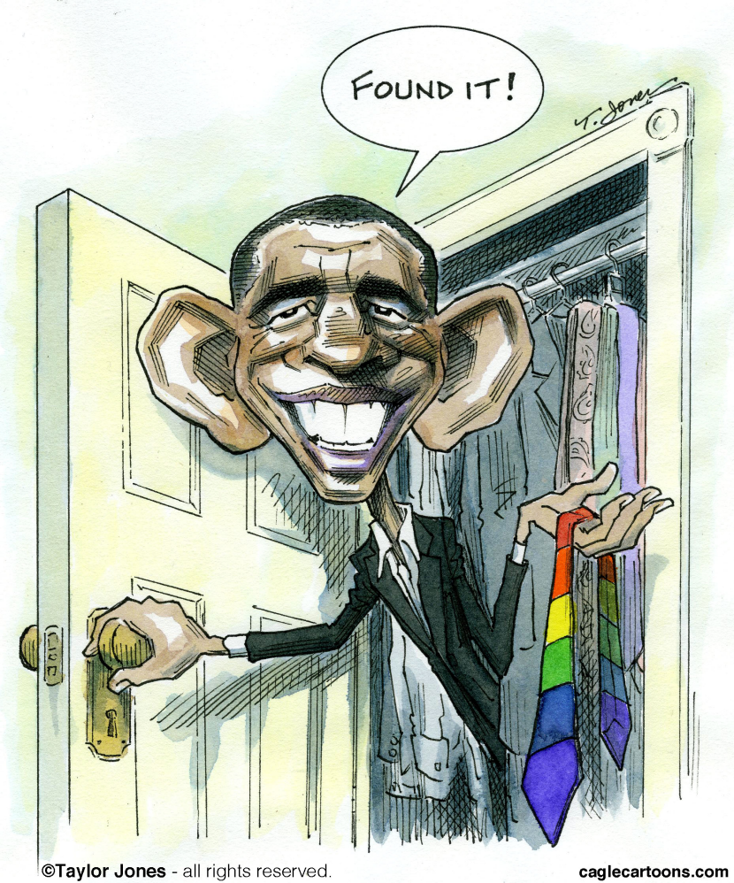 Obama out on gay marriage