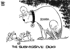 US/RUSSIAN RELATIONS, B/W by Randy Bish