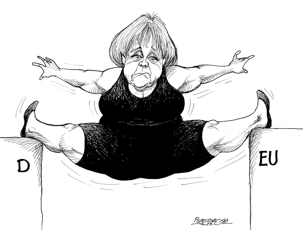 Balancing act from Angela Merkel