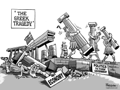 GREEK TRAGEDY by Paresh Nath
