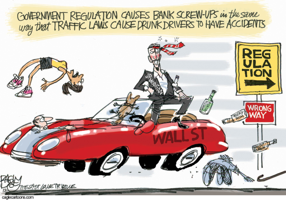  BANKING WHILE INTOXICATED by Pat Bagley