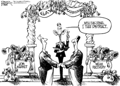 OBAMA GAY MARRIAGE by Nate Beeler