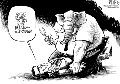 ROMNEY BULLIED by Nate Beeler