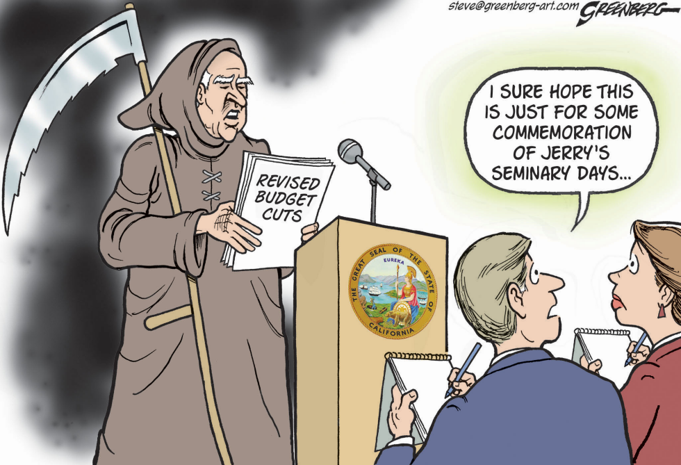 CALIF Jerry Brown Reaper