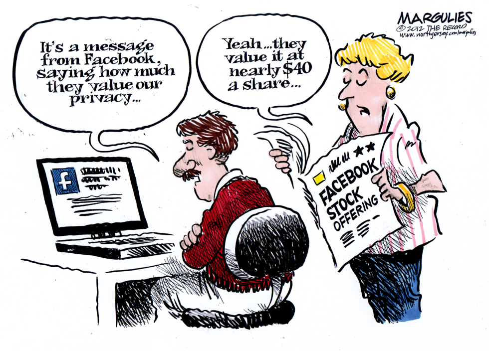 Facebook stock offering color