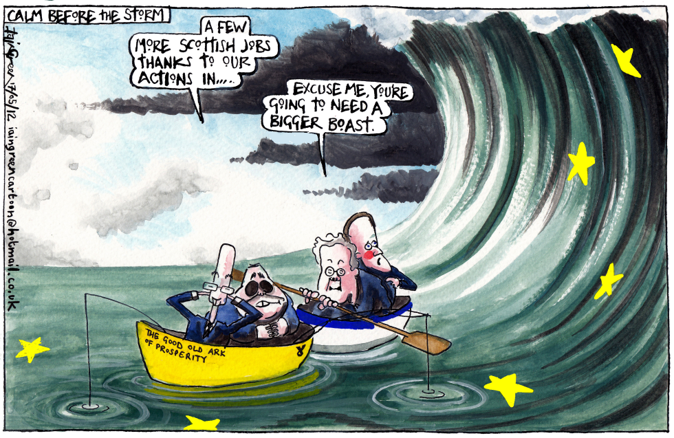 SCOTTISH CALM BEFORE THE EUROZONE STORM