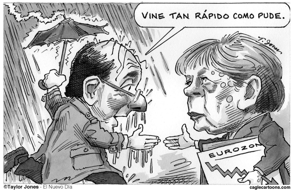 Hollande se encuentra a Merkel