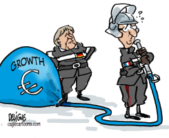 MERKEL, HOLLANDE AND FIRE IN EUROPE by Frederick Deligne