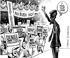 LOVE FOR KERRY  by Patrick Chappatte