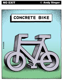 CONCRETE BIKE  VERSION by Andy Singer