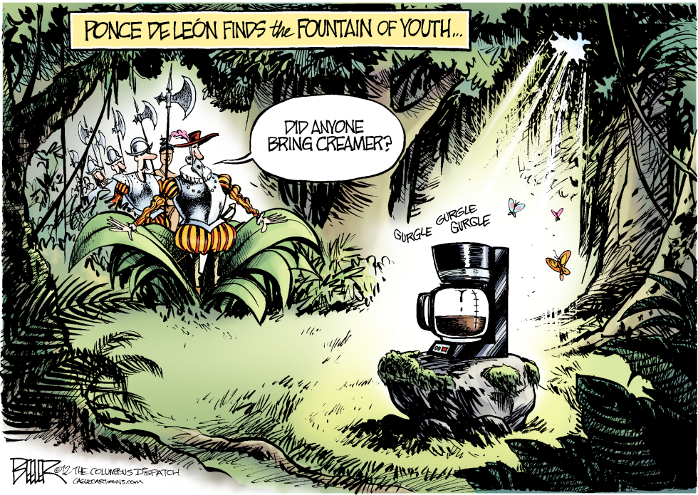  THE ELIXIR OF LIFE by Nate Beeler