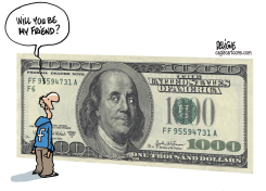 ZUCKERBERG AND FACEBOOK MONEY by Frederick Deligne