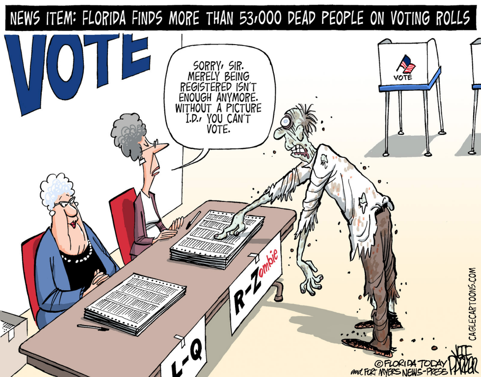  DEAD VOTERS ID'D by Parker