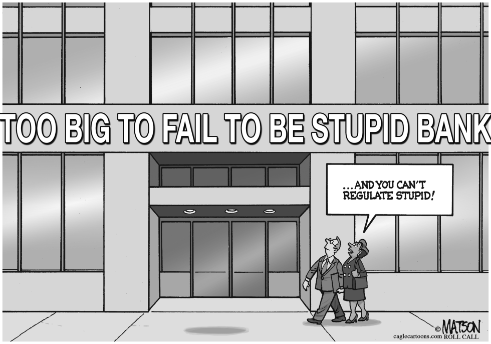 Too Big To Fail To Be Stupid Bank