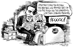 ROMNEY BEDTIME STORY by Daryl Cagle