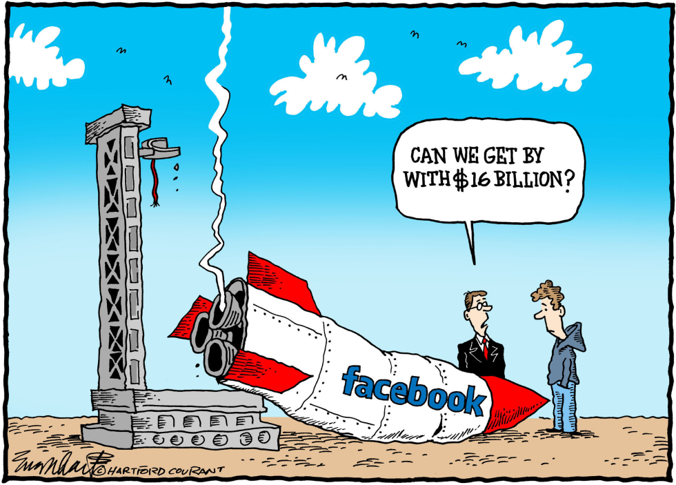  FACEBOOK IPO by Bob Englehart