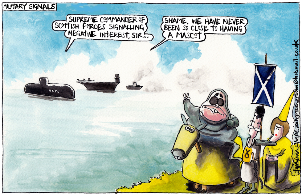 SCOTTISH GOVERNMENT SAY NO TO NATO MEMBERSHIP