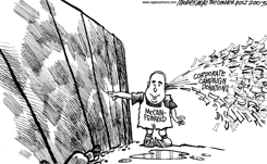 MCCAIN FEINGOLD by Mike Keefe