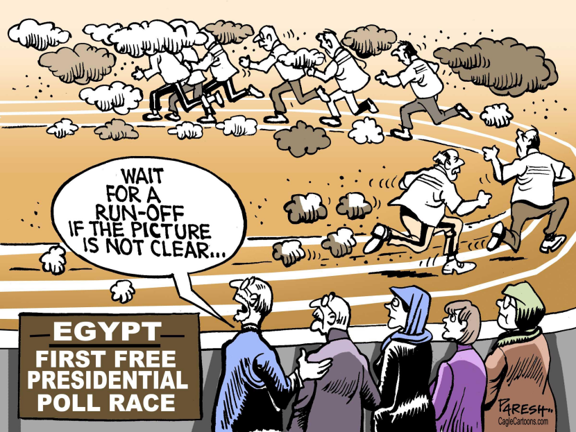 Poll race in Egypt
