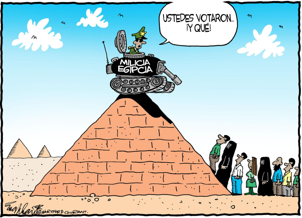  VOTO EGIPCIO by Bob Englehart