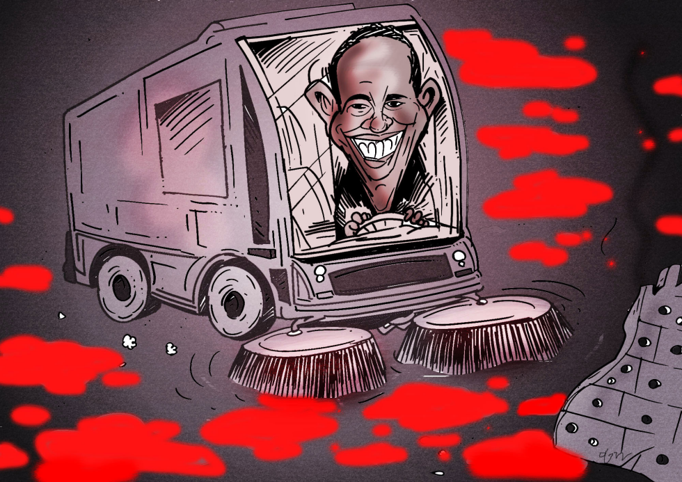 Obama Cleans Up