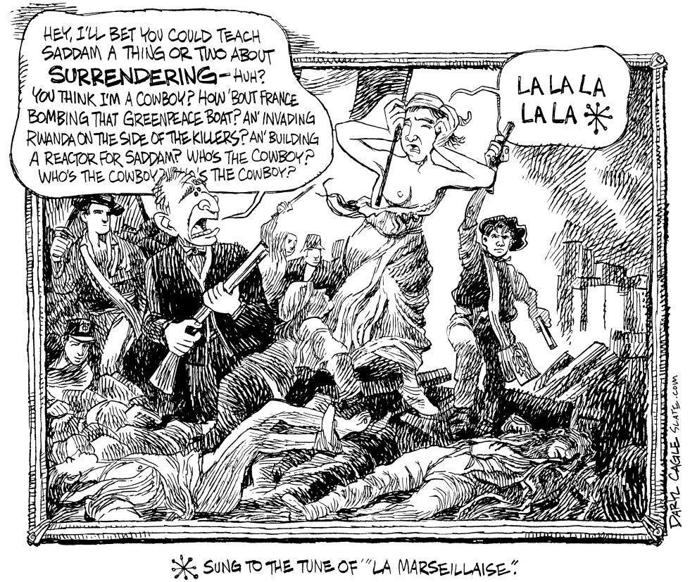  LA MARSEILLAISE by Daryl Cagle