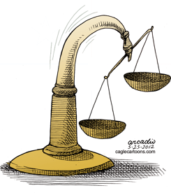 LA JUSTICIA DECLINA by Arcadio Esquivel
