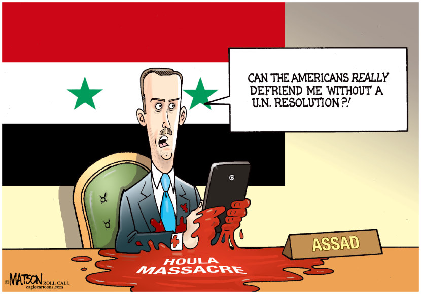 US Defriends Bashar Assad-COLOR