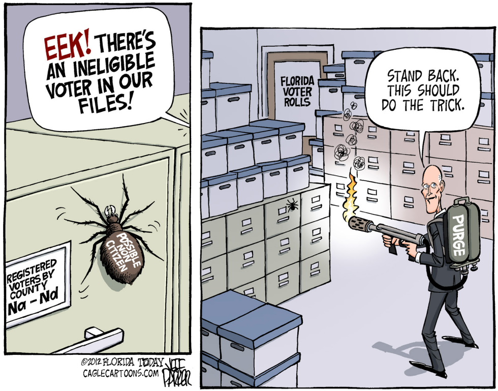 LOCAL FL Gov Scott and Voter Purge