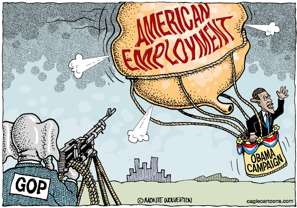 GOP Kills Jobs to Bring Down Obama COLOR