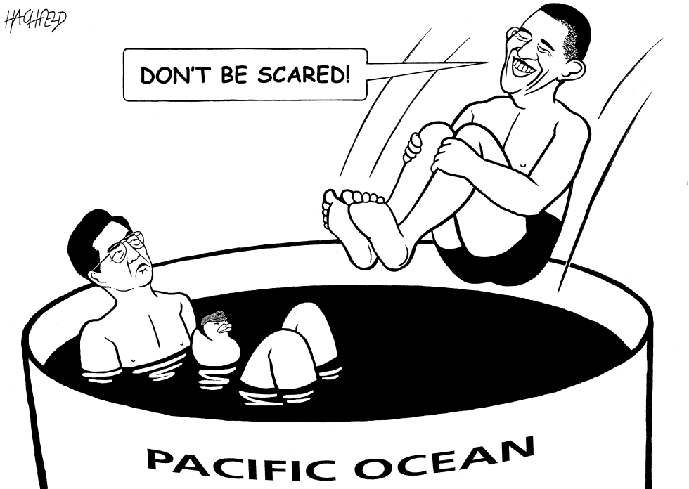 Obama, Hu Jintao, Pacific Ocean