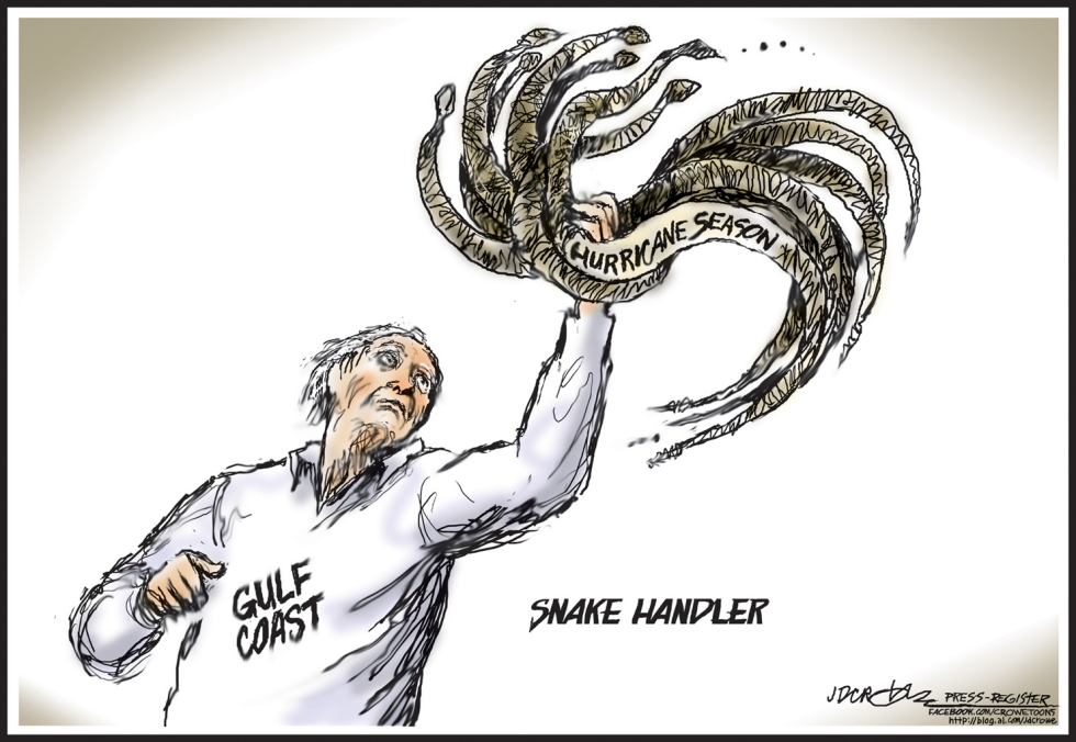 Hurricane snake handler