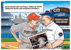 NEW YORK DAILY NEWS CRYING IN BASEBALL by R.J. Matson