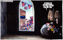 ALEX SALMOND UNION JACK HELL by Iain Green