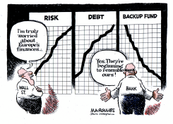 WORRIES ABOUT EUROPE ECONOMY  by Jimmy Margulies