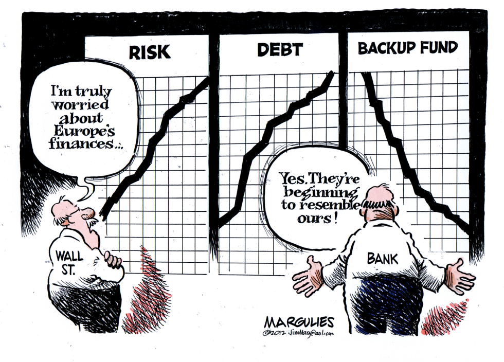 Worries about Europe economy color