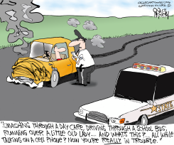 OUTLAWING CELL PHONES WHILE DRIVING  by Gary McCoy