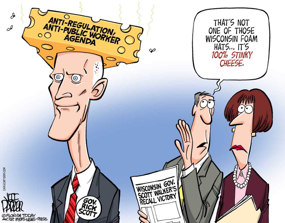 LOCAL FL Gov Scott Wisconsin Recall