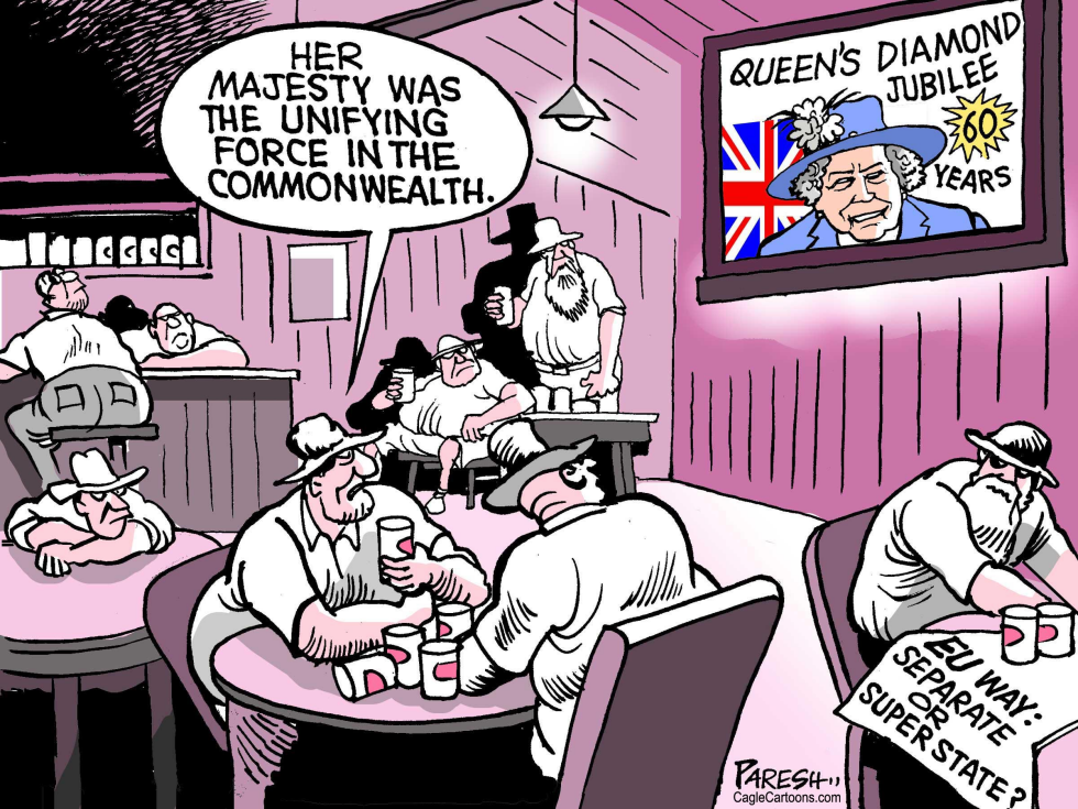  BRITISH QUEEN'S JUBILEE by Paresh Nath