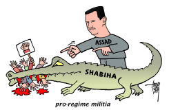 ASSAD SHABIHA by Arend Van Dam