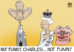 QUEEN ELIZABETH'S PARTY,  by Randy Bish