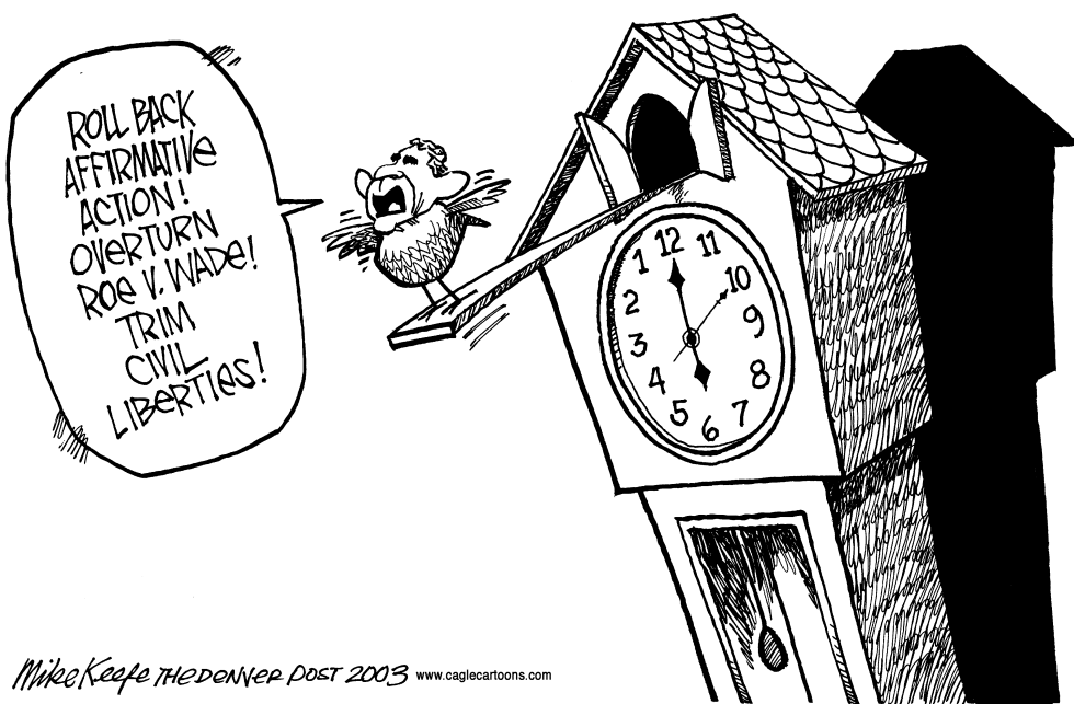 Bush turns back Clock