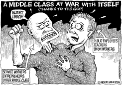 GOP TURNS MIDDLE CLASS AGAINST ITSELF by Monte Wolverton