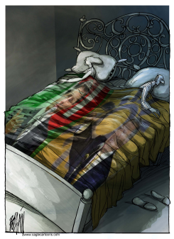 LA POLíTICA A LA CAMA /  by Angel Boligan