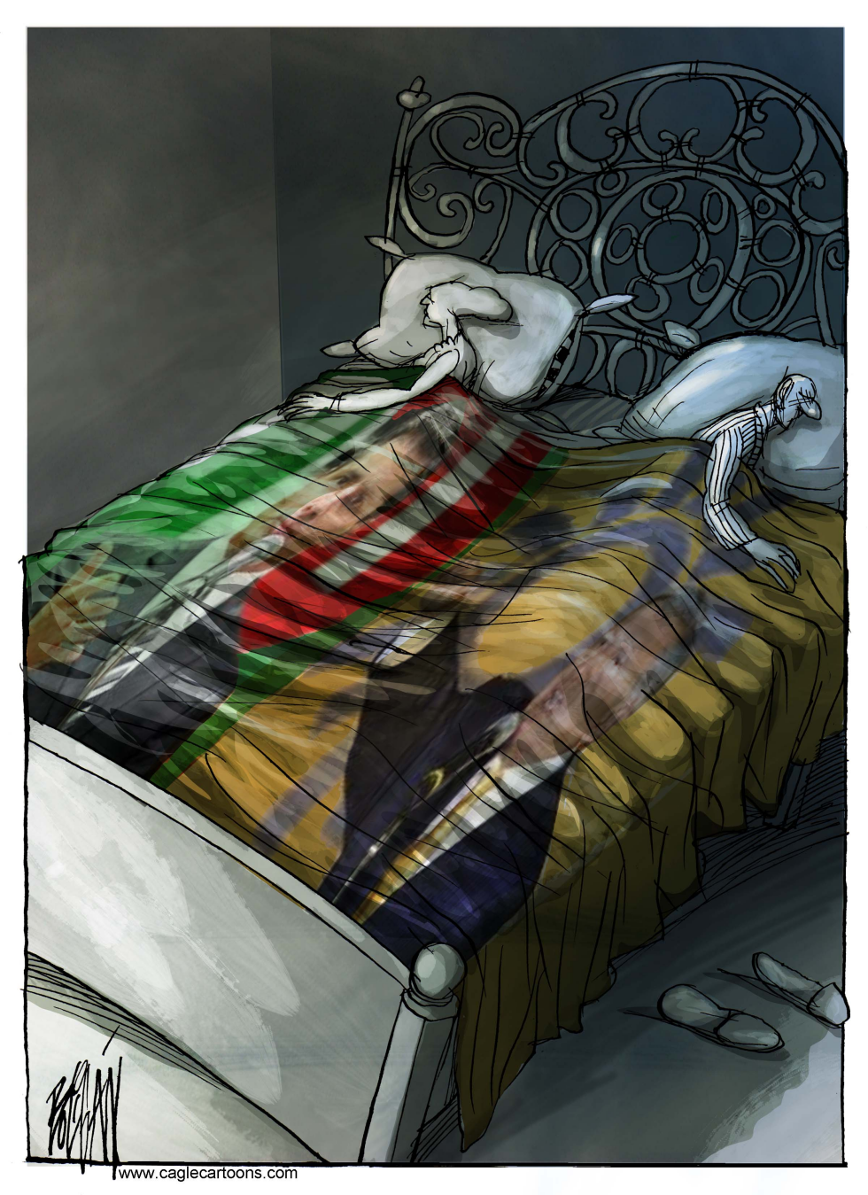 La política a la cama / COLOR